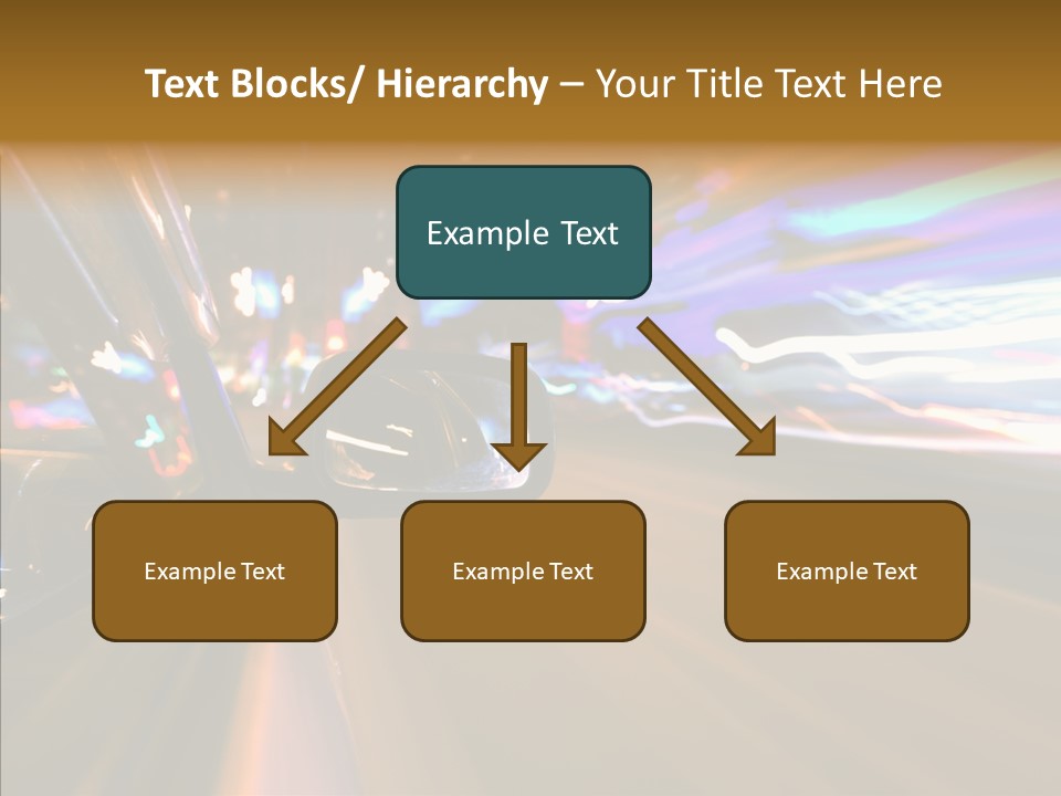 Zoom Town Blurred PowerPoint Template