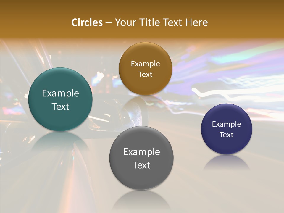 Zoom Town Blurred PowerPoint Template