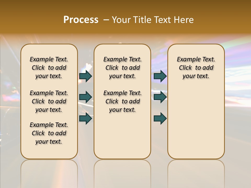 Zoom Town Blurred PowerPoint Template