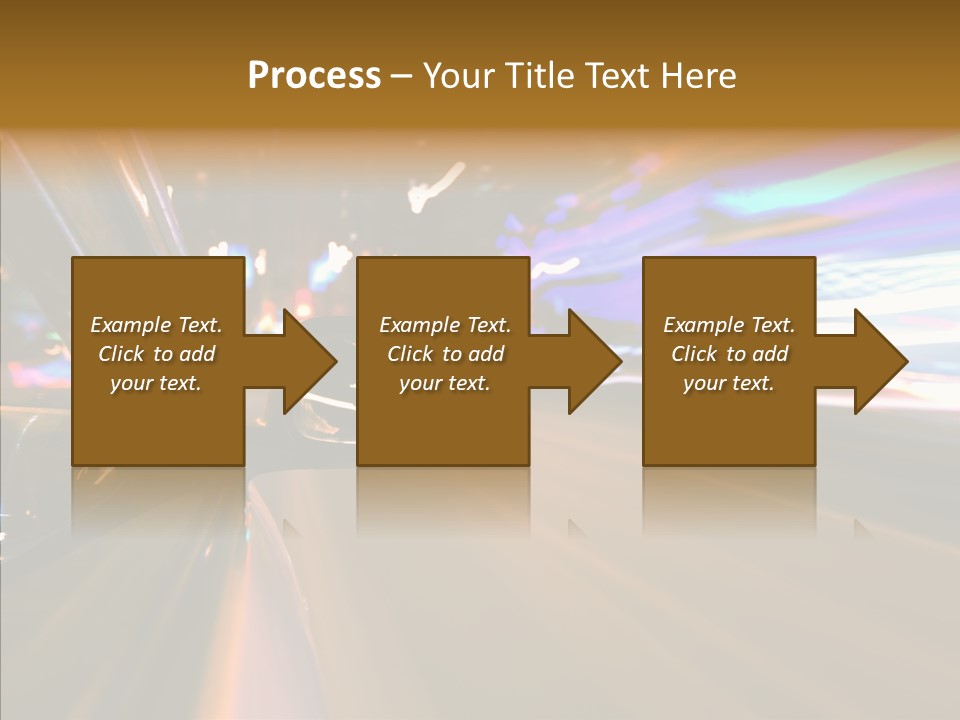 Zoom Town Blurred PowerPoint Template