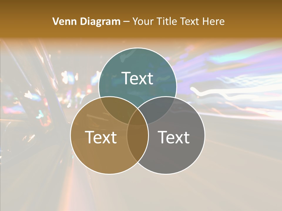 Zoom Town Blurred PowerPoint Template