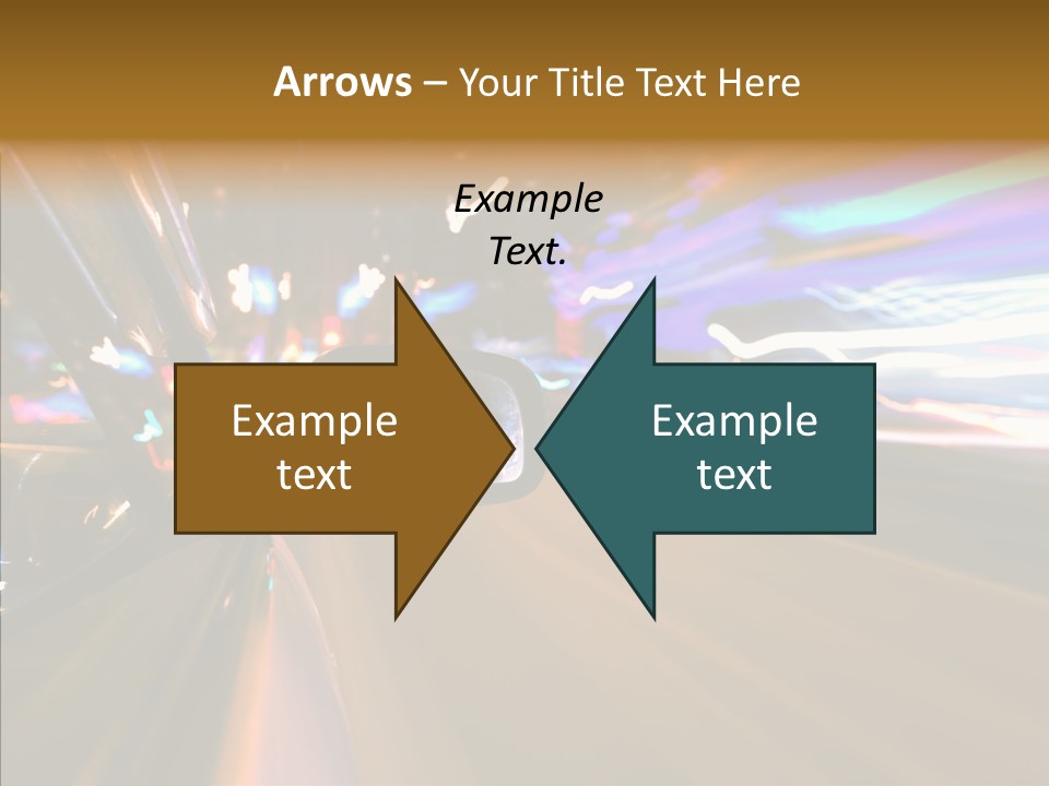 Zoom Town Blurred PowerPoint Template