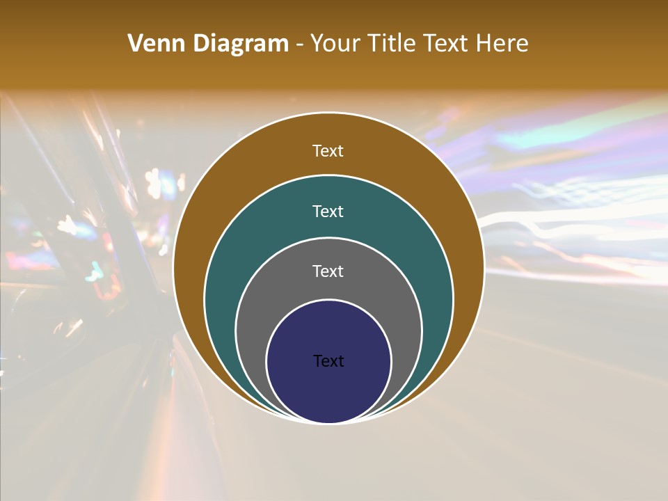 Zoom Town Blurred PowerPoint Template
