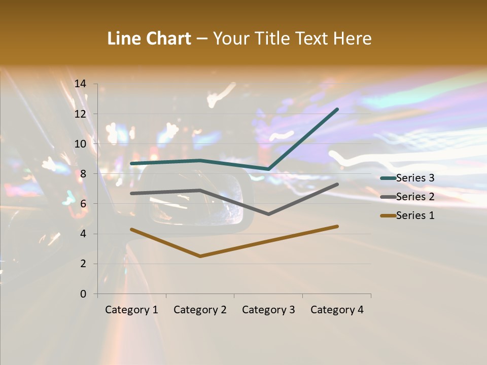 Zoom Town Blurred PowerPoint Template