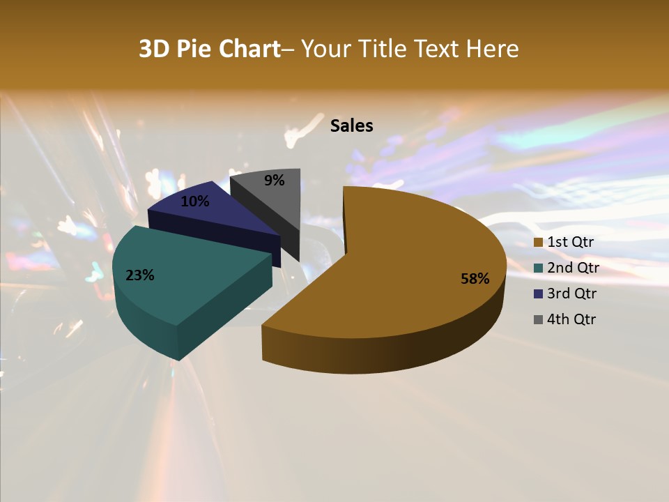 Zoom Town Blurred PowerPoint Template