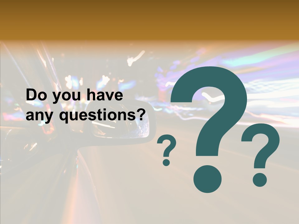 Zoom Town Blurred PowerPoint Template