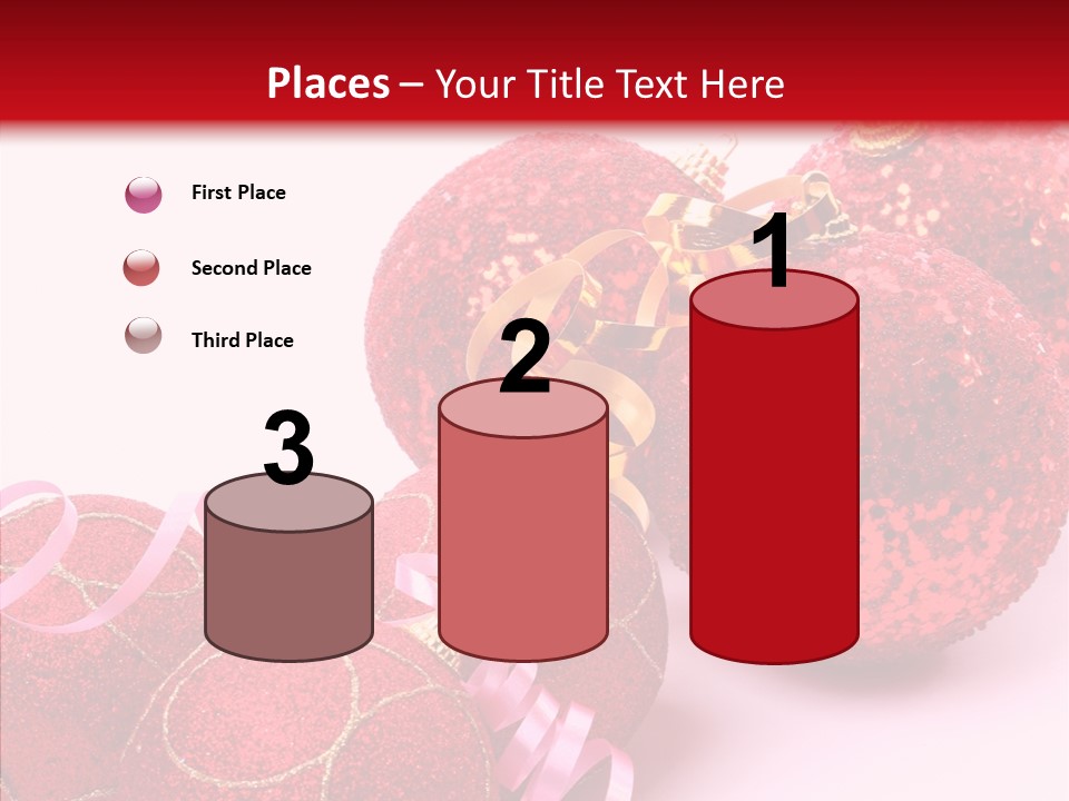 Holiday Ornament White PowerPoint Template