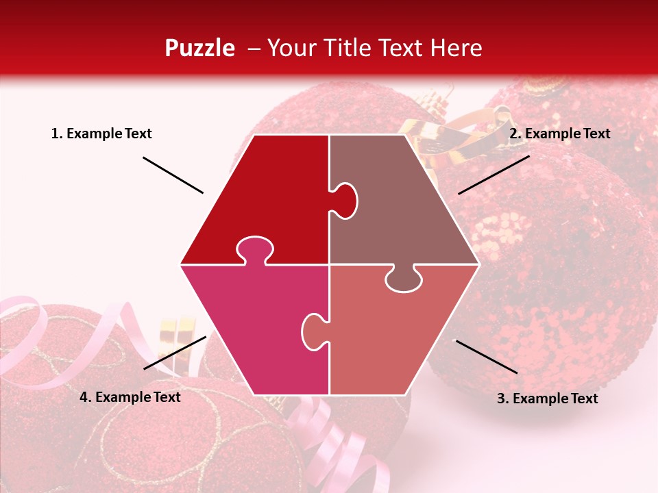 Holiday Ornament White PowerPoint Template