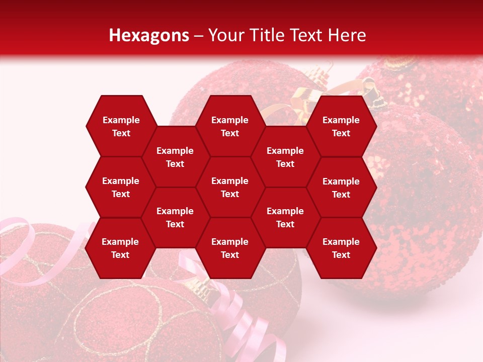 Holiday Ornament White PowerPoint Template