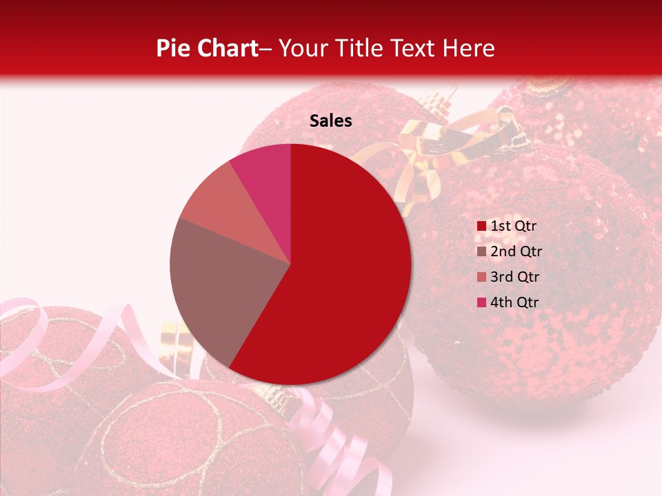 Holiday Ornament White PowerPoint Template