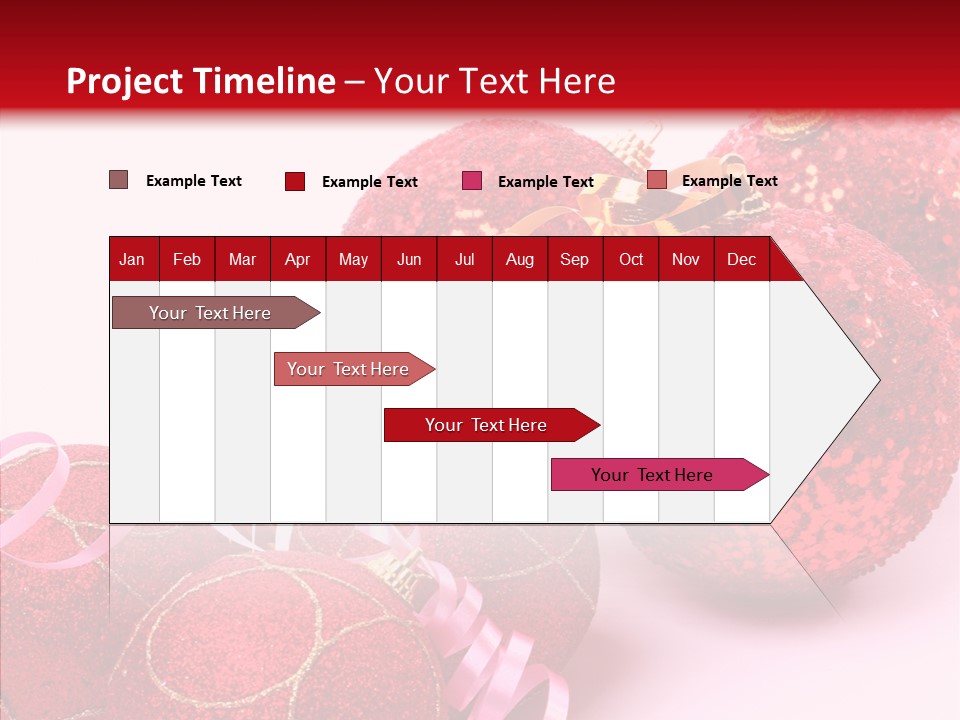 Holiday Ornament White PowerPoint Template