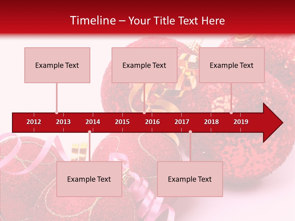 Holiday Ornament White PowerPoint Template