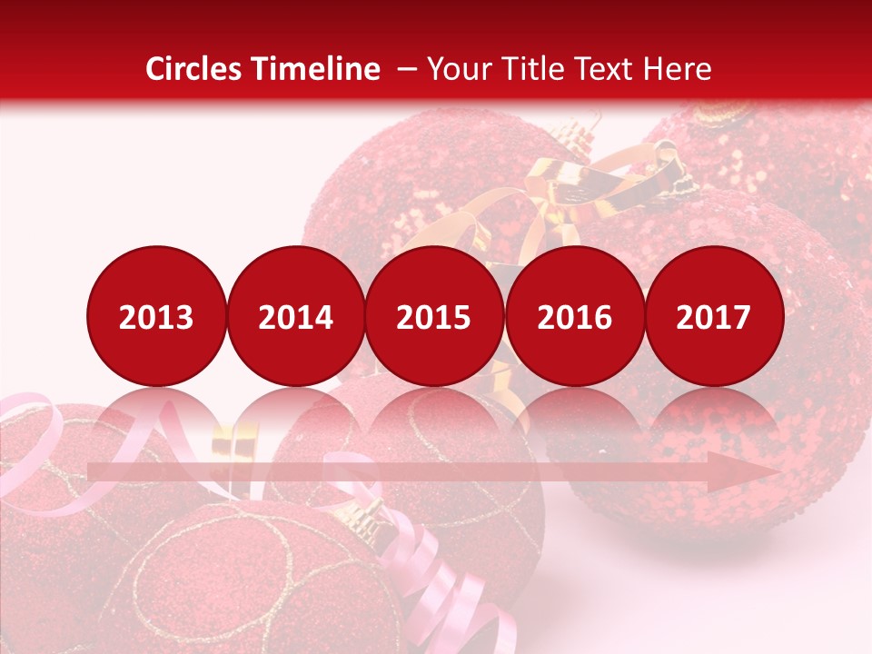 Holiday Ornament White PowerPoint Template