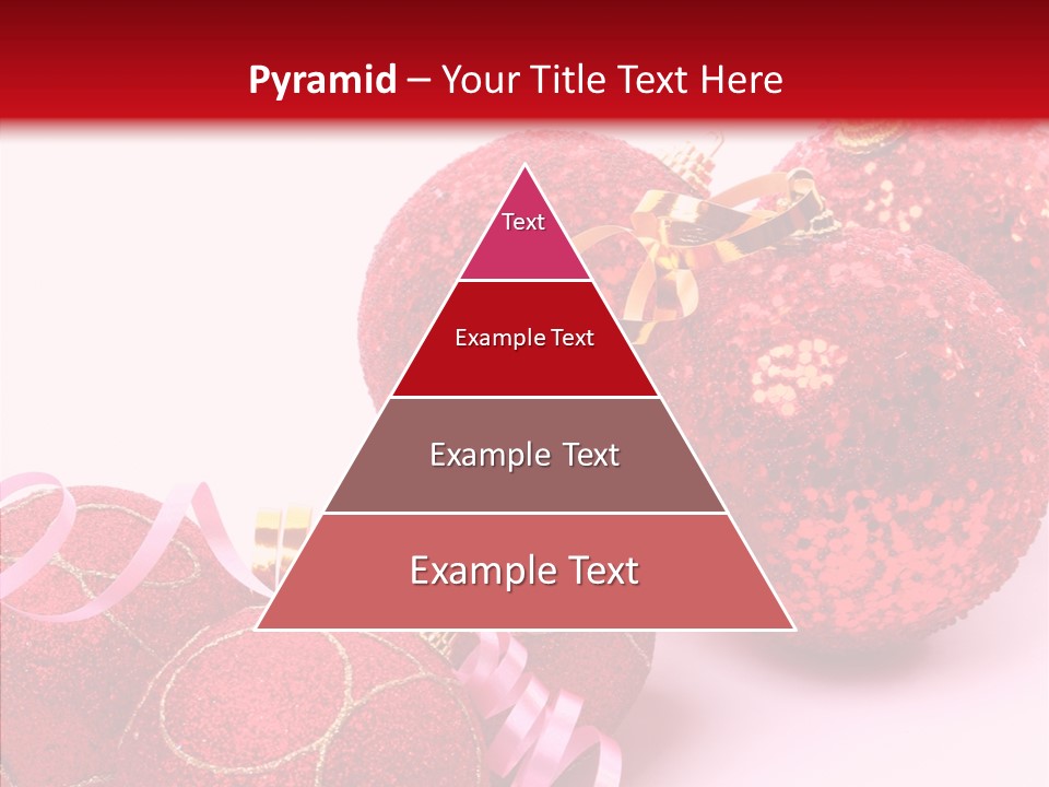 Holiday Ornament White PowerPoint Template