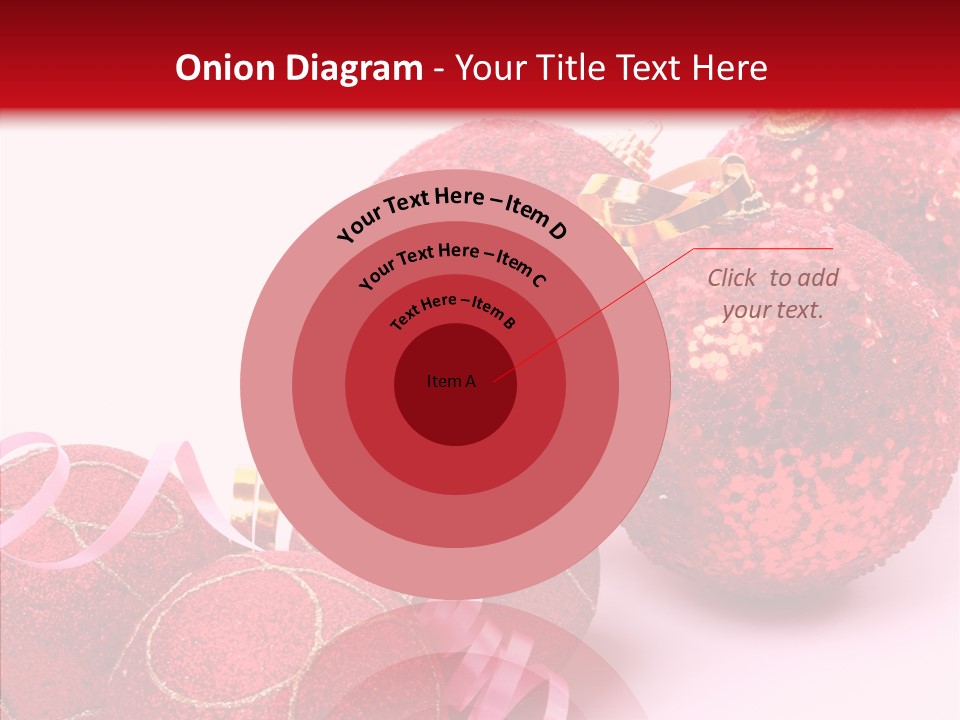 Holiday Ornament White PowerPoint Template