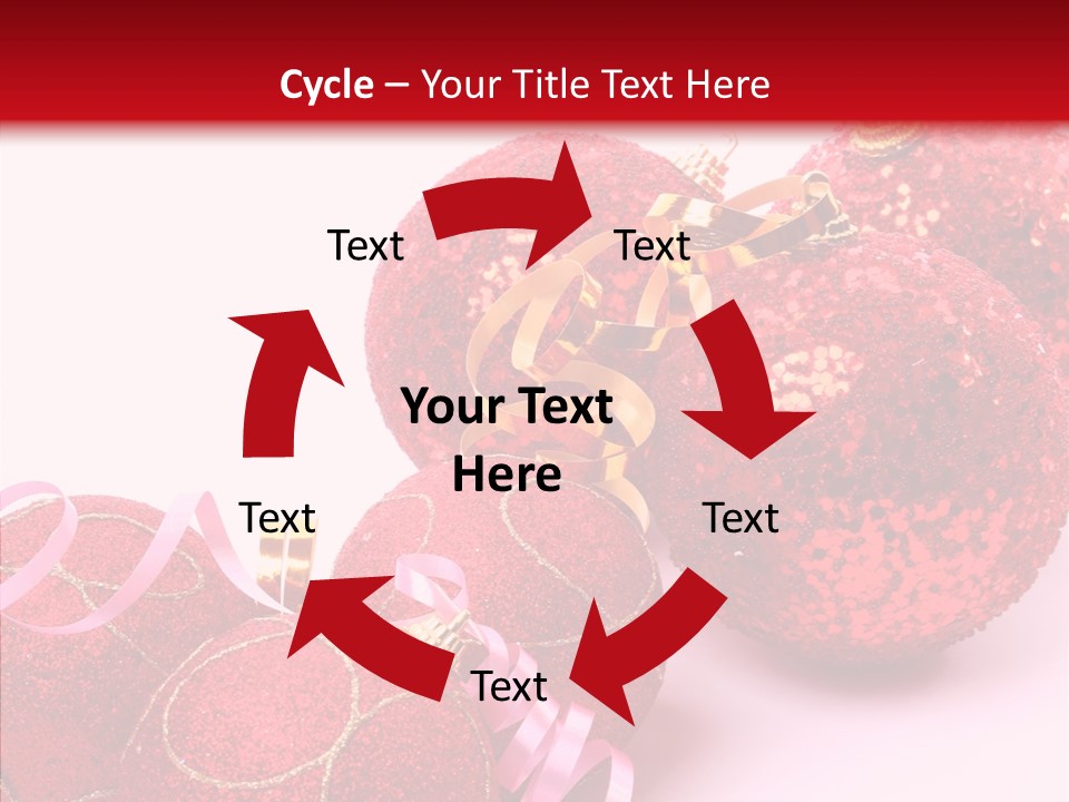 Holiday Ornament White PowerPoint Template