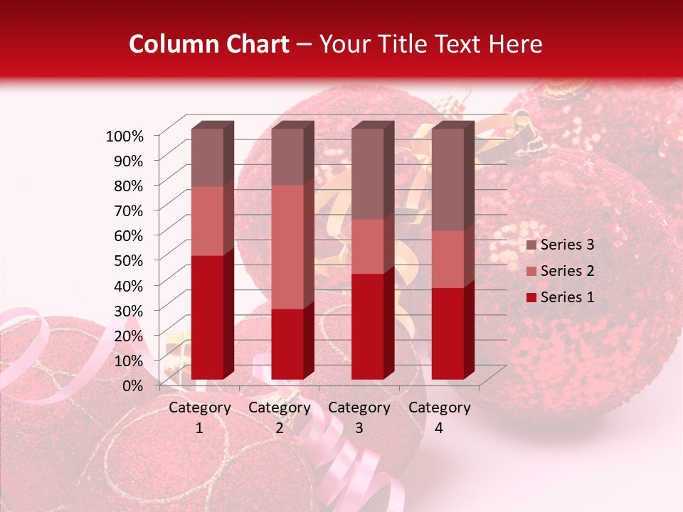 Holiday Ornament White PowerPoint Template