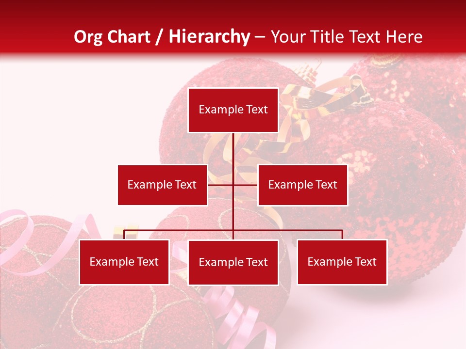 Holiday Ornament White PowerPoint Template