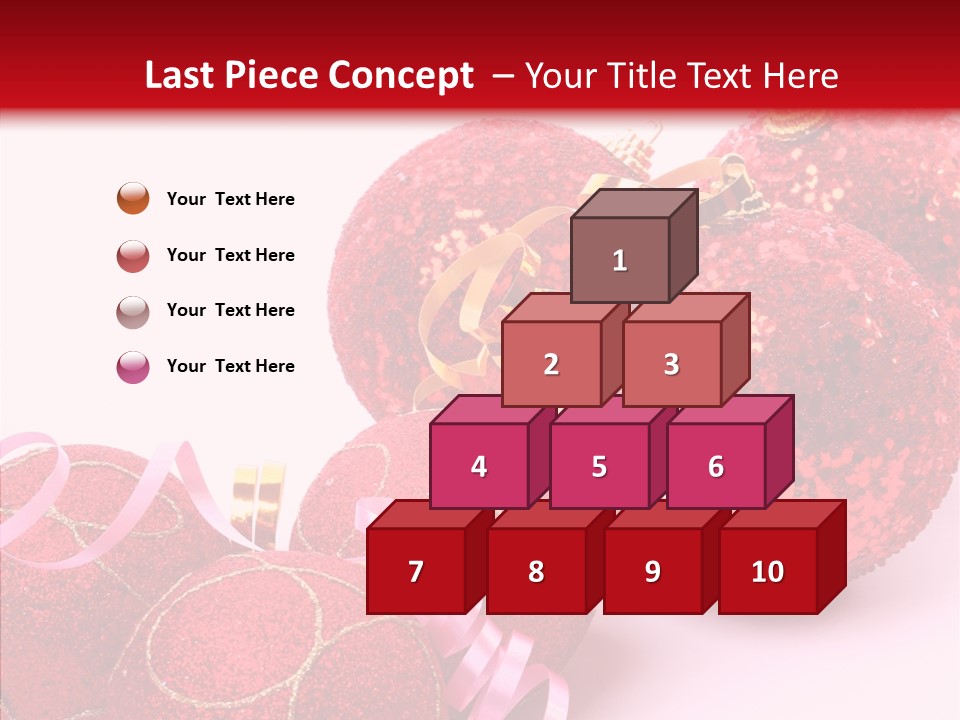 Holiday Ornament White PowerPoint Template