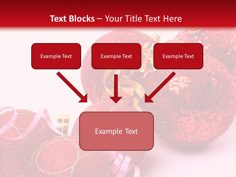 Holiday Ornament White PowerPoint Template