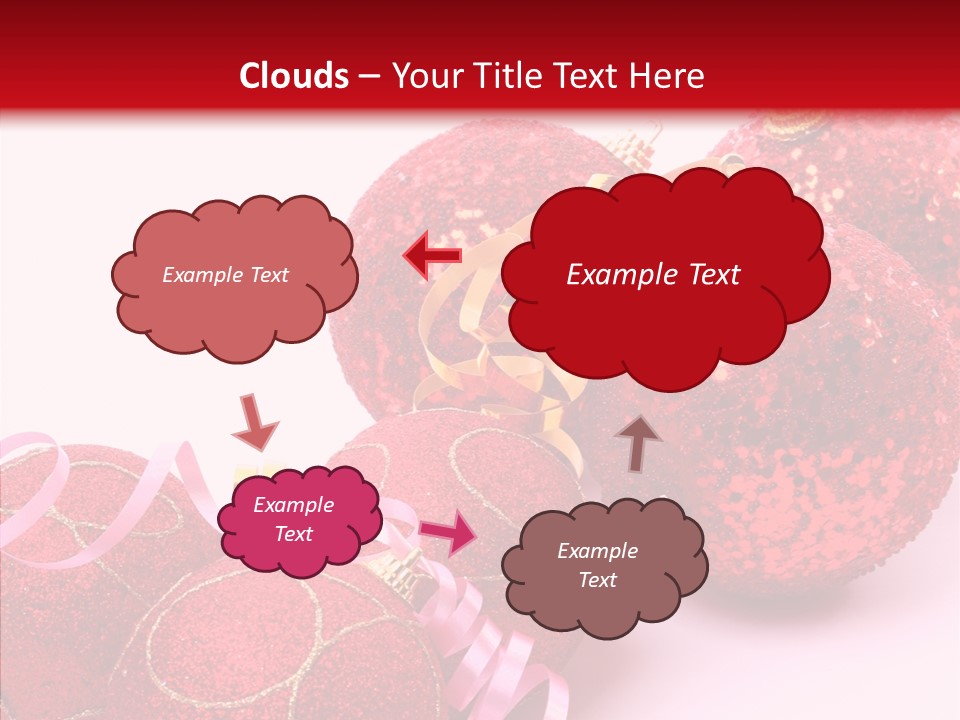 Holiday Ornament White PowerPoint Template