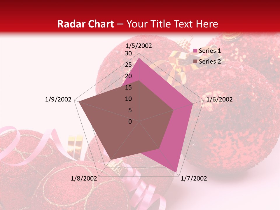 Holiday Ornament White PowerPoint Template