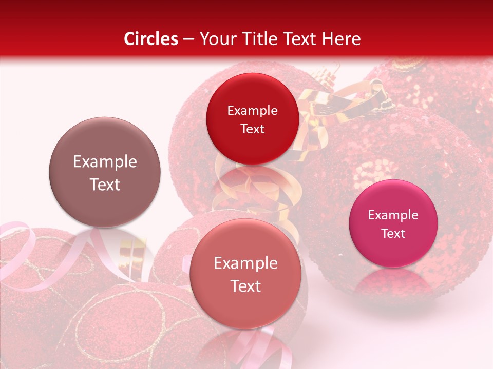 Holiday Ornament White PowerPoint Template