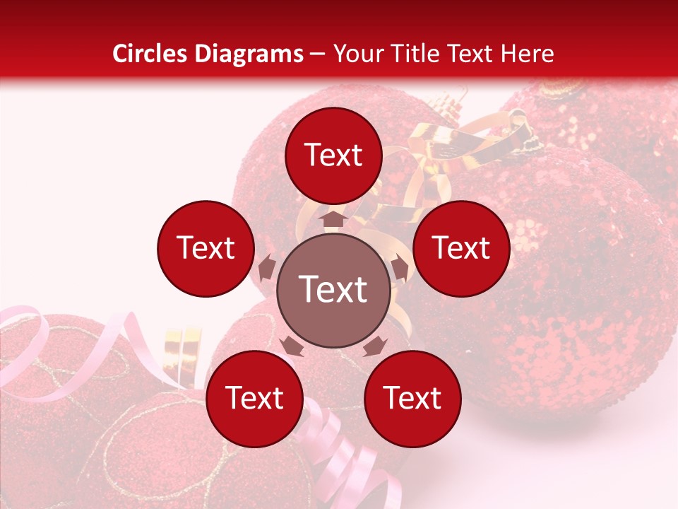 Holiday Ornament White PowerPoint Template