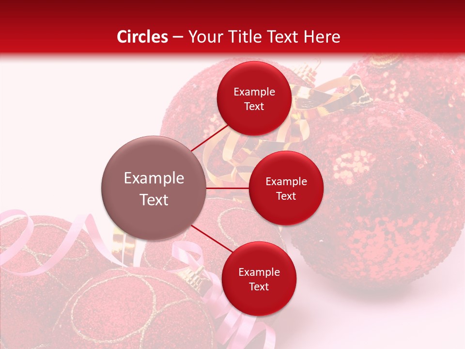 Holiday Ornament White PowerPoint Template