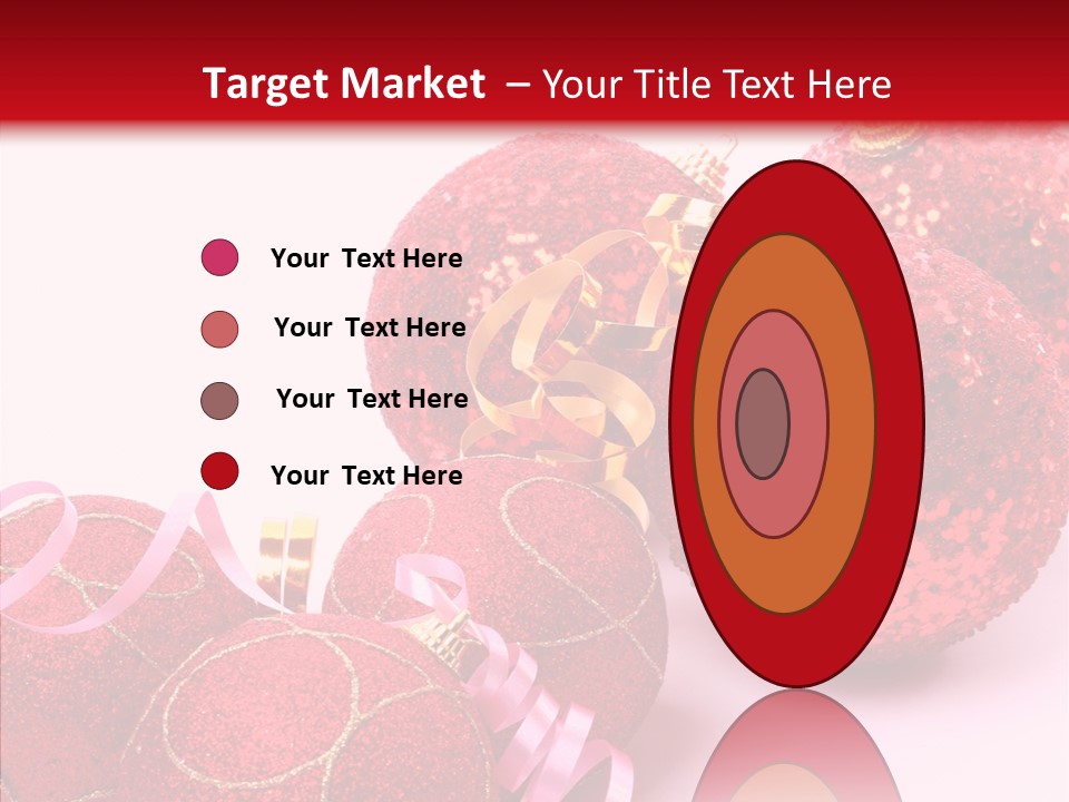 Holiday Ornament White PowerPoint Template