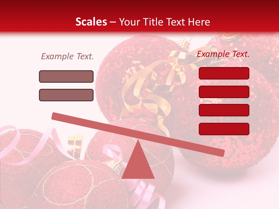 Holiday Ornament White PowerPoint Template