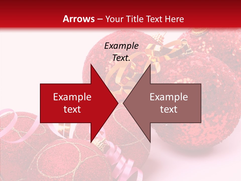 Holiday Ornament White PowerPoint Template