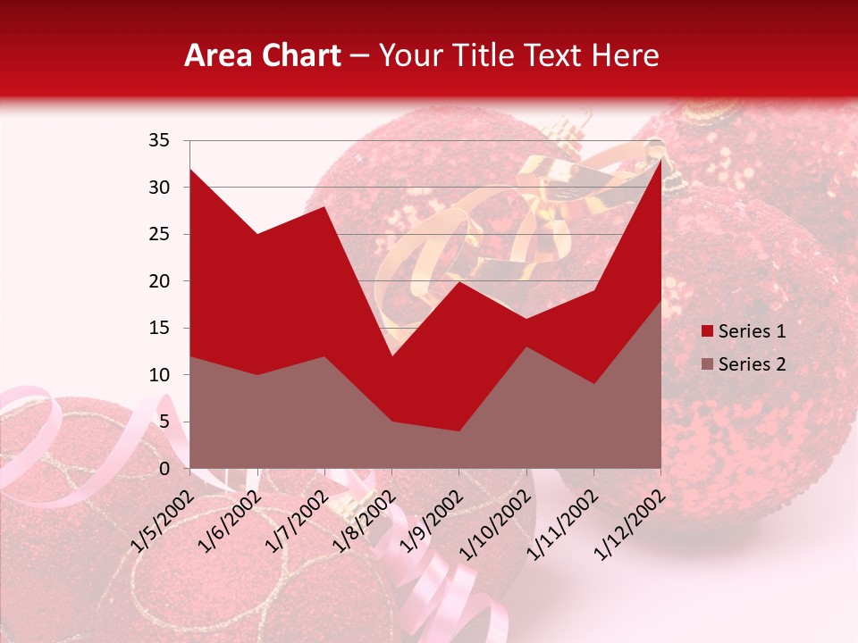 Holiday Ornament White PowerPoint Template