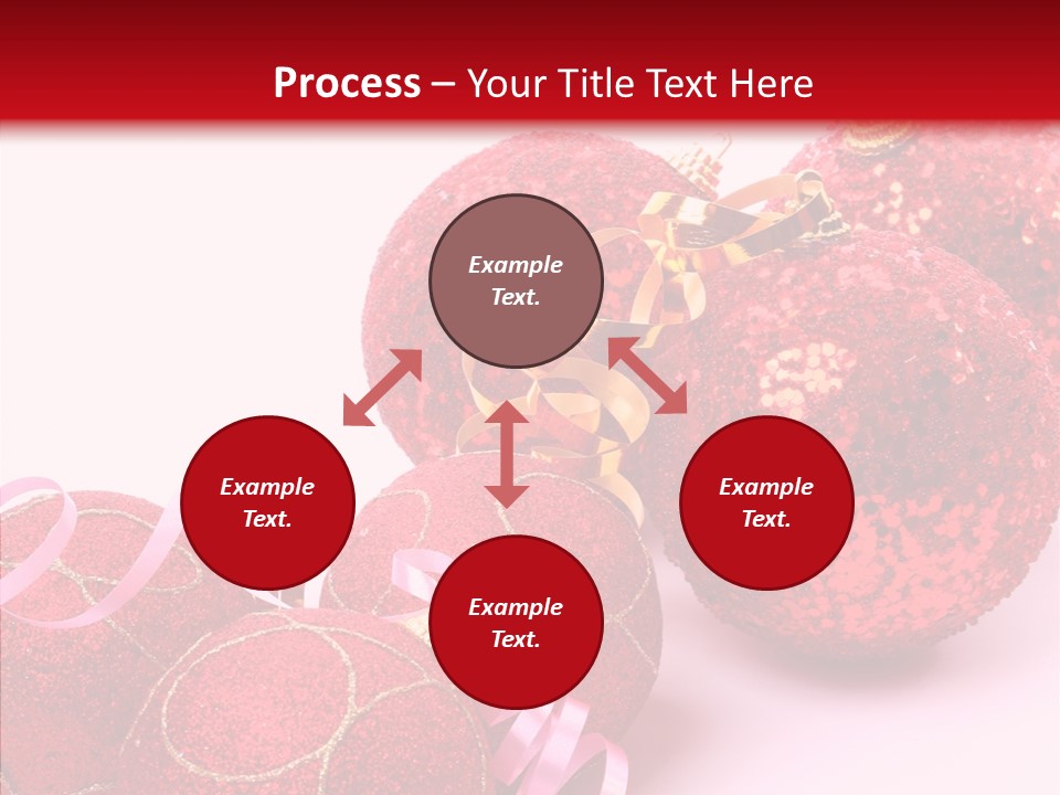 Holiday Ornament White PowerPoint Template