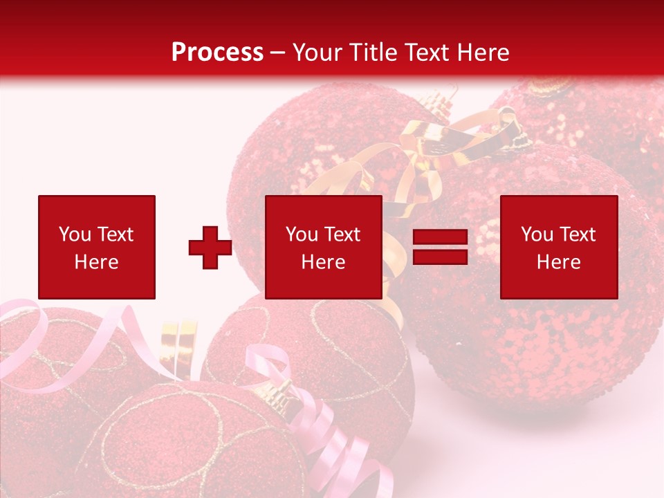 Holiday Ornament White PowerPoint Template