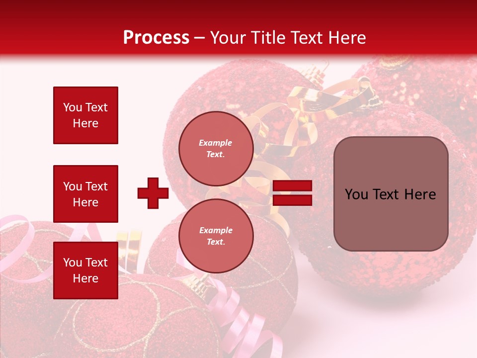 Holiday Ornament White PowerPoint Template