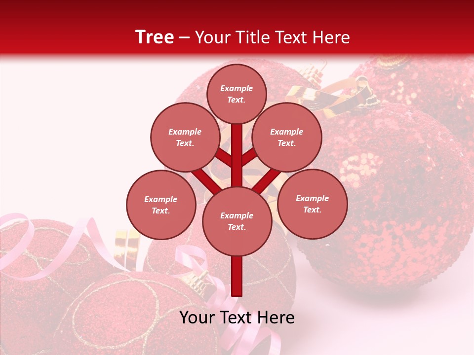 Holiday Ornament White PowerPoint Template