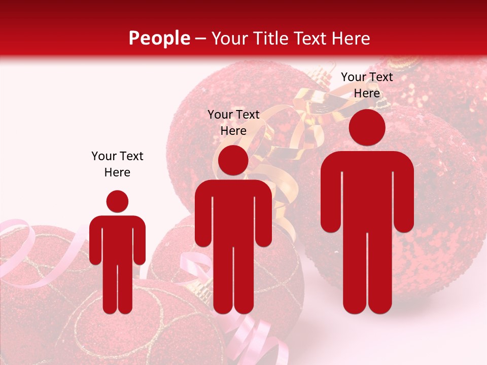 Holiday Ornament White PowerPoint Template