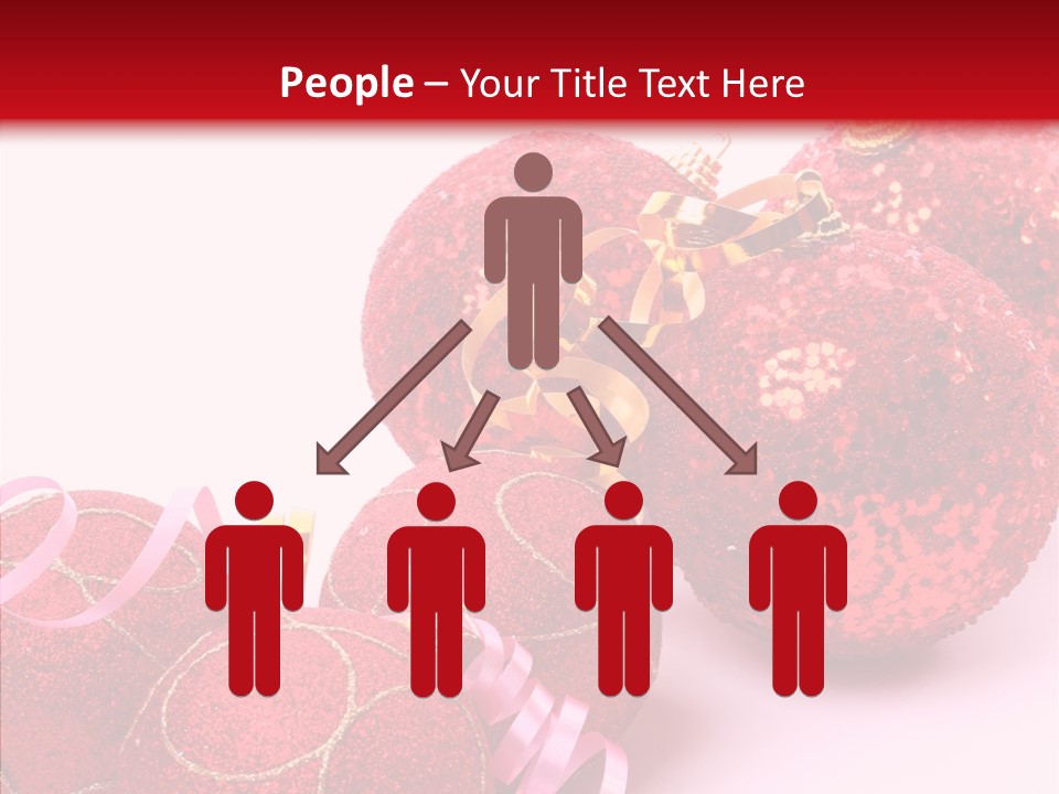 Holiday Ornament White PowerPoint Template