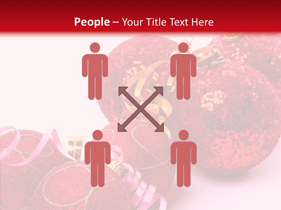 Holiday Ornament White PowerPoint Template