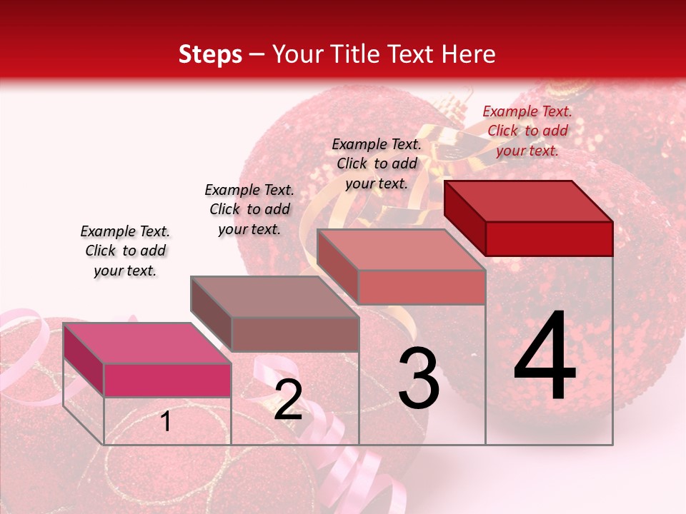 Holiday Ornament White PowerPoint Template