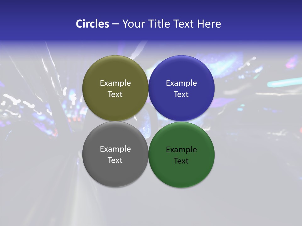 Speed Fast Glow PowerPoint Template