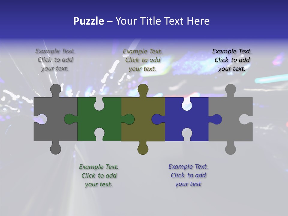 Speed Fast Glow PowerPoint Template