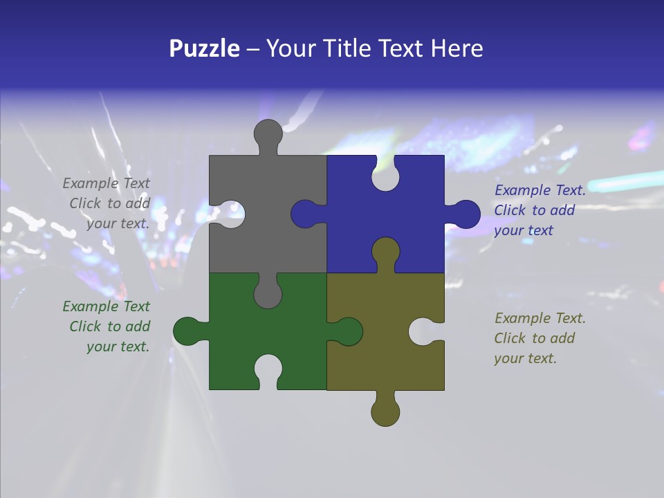 Speed Fast Glow PowerPoint Template