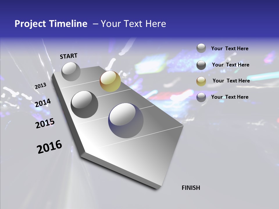 Speed Fast Glow PowerPoint Template