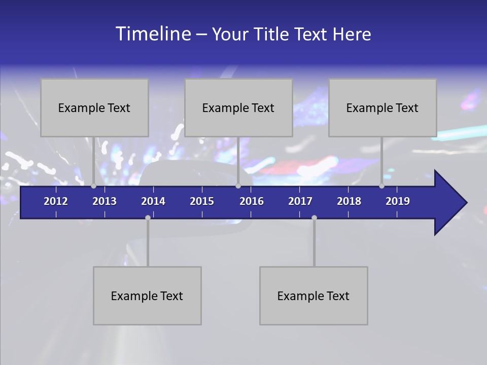 Speed Fast Glow PowerPoint Template