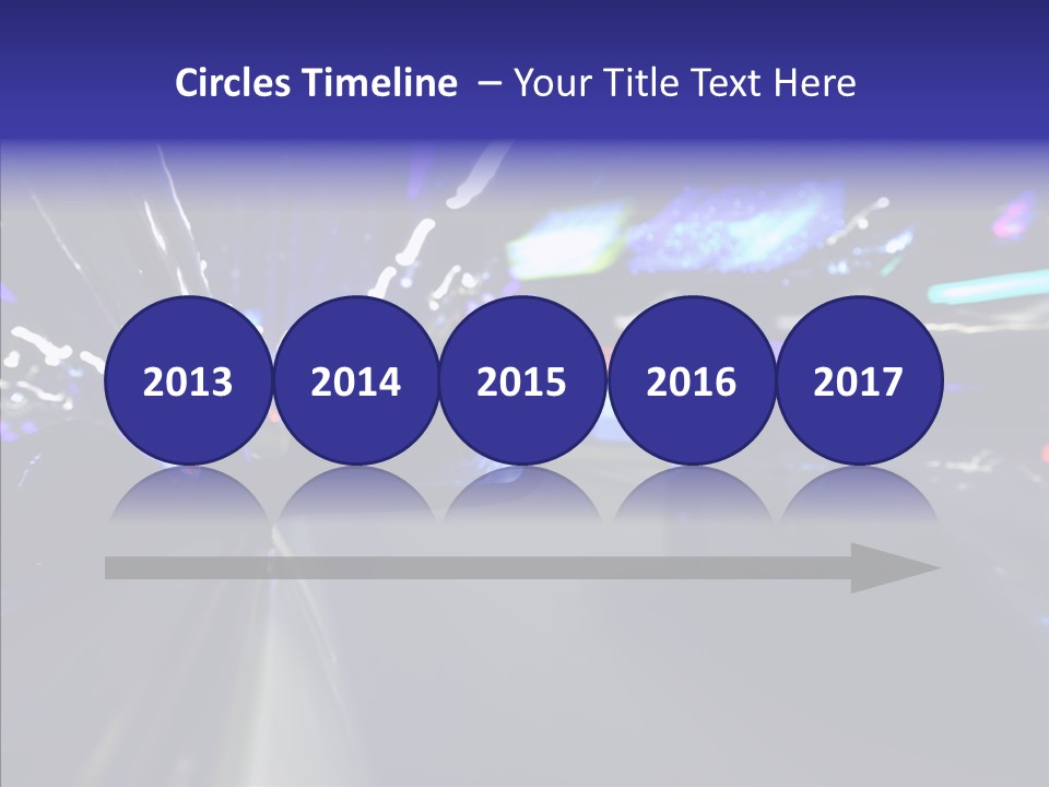 Speed Fast Glow PowerPoint Template