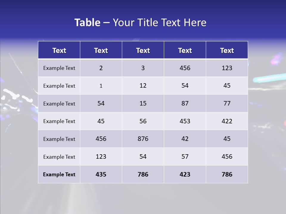 Speed Fast Glow PowerPoint Template