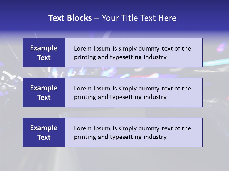 Speed Fast Glow PowerPoint Template
