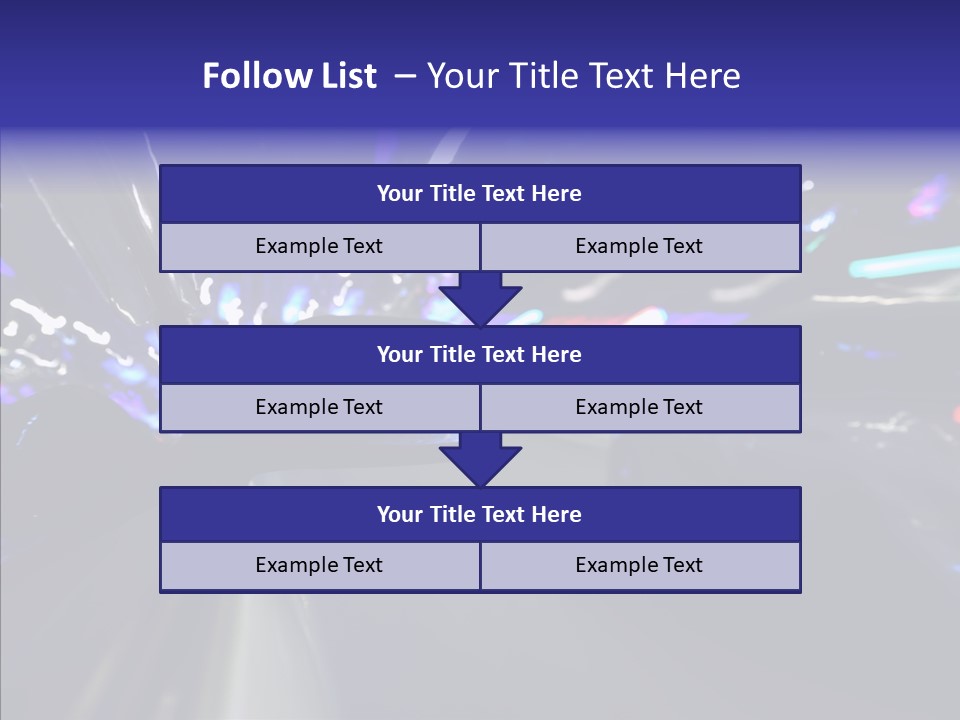 Speed Fast Glow PowerPoint Template